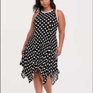 DISNEY MINNIE MOUSE HANDKERCHIEF TRAPEZE DRESS